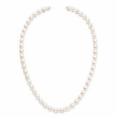 3.6mm Mini Tiny Rice Shaped Natural Freshwater Pearl Strand Necklace Solid 925 Sterling Silver Clasp